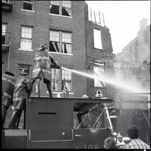FDNY L-108 2.5 Hose from Aerial Cab Roof At Collapse 11-1-68.jpg